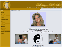 Tablet Screenshot of massagemitstil.at